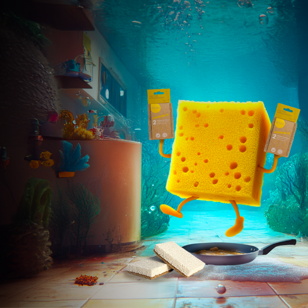 bluu spongeblub – éponges anti-rayures
